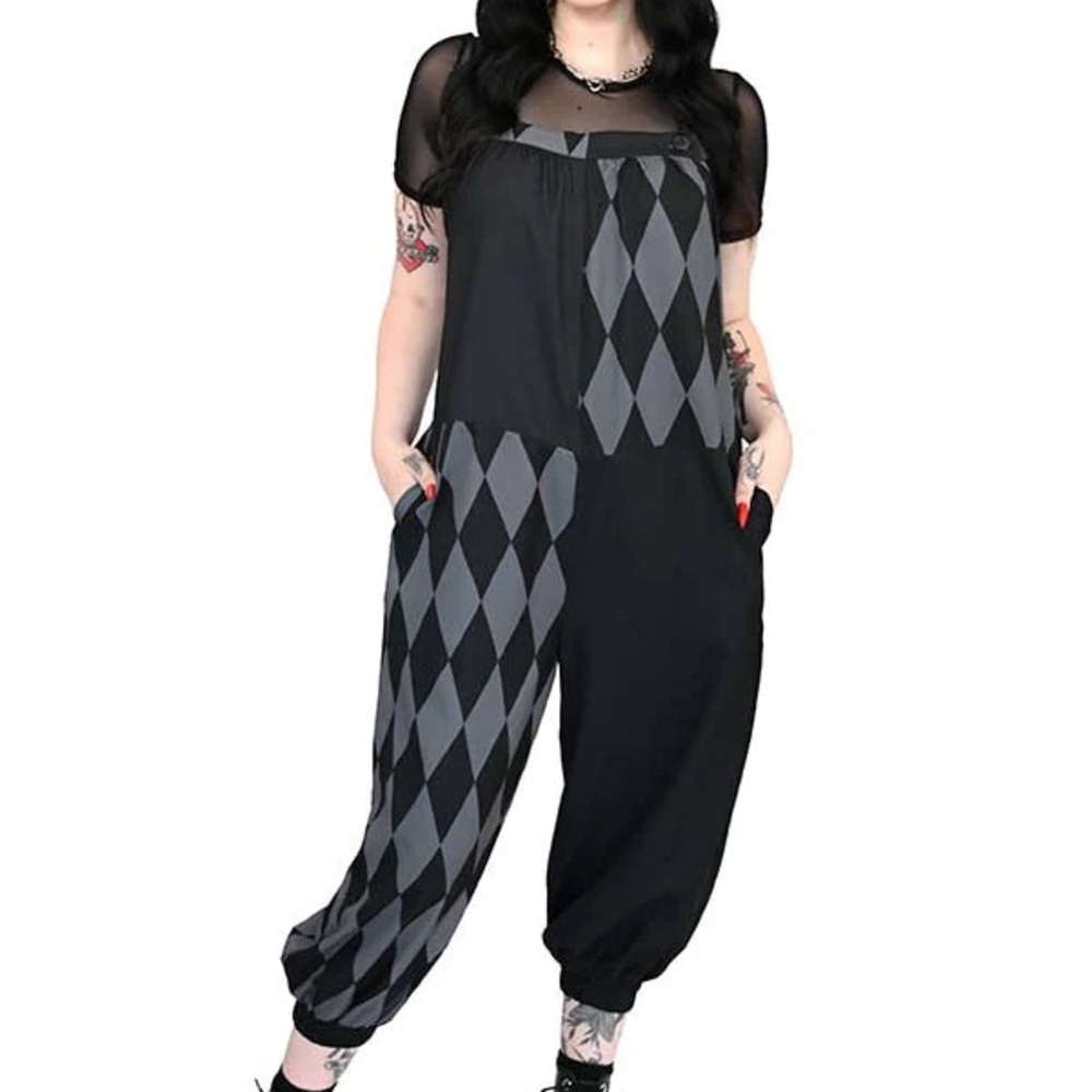 NWT Foxblood Side Show Overalls